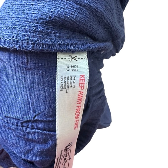 NWOT Free People Kayden Loose for Barrel Pants - Navy - XS - Picture 8 of 10